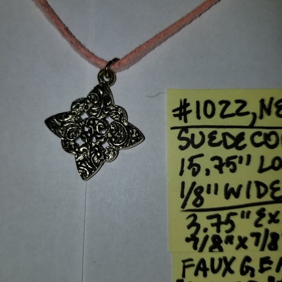 ✅#1022 NWOT RARE Copper Tone Metal 15.5" Necklace - Picture 9 of 12